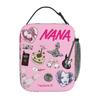 Nana Osaki Anime Insulated Lunch Bag Portable Reusable Cooler Bag Tote Lunch Box Office Outdoor Girl Boy