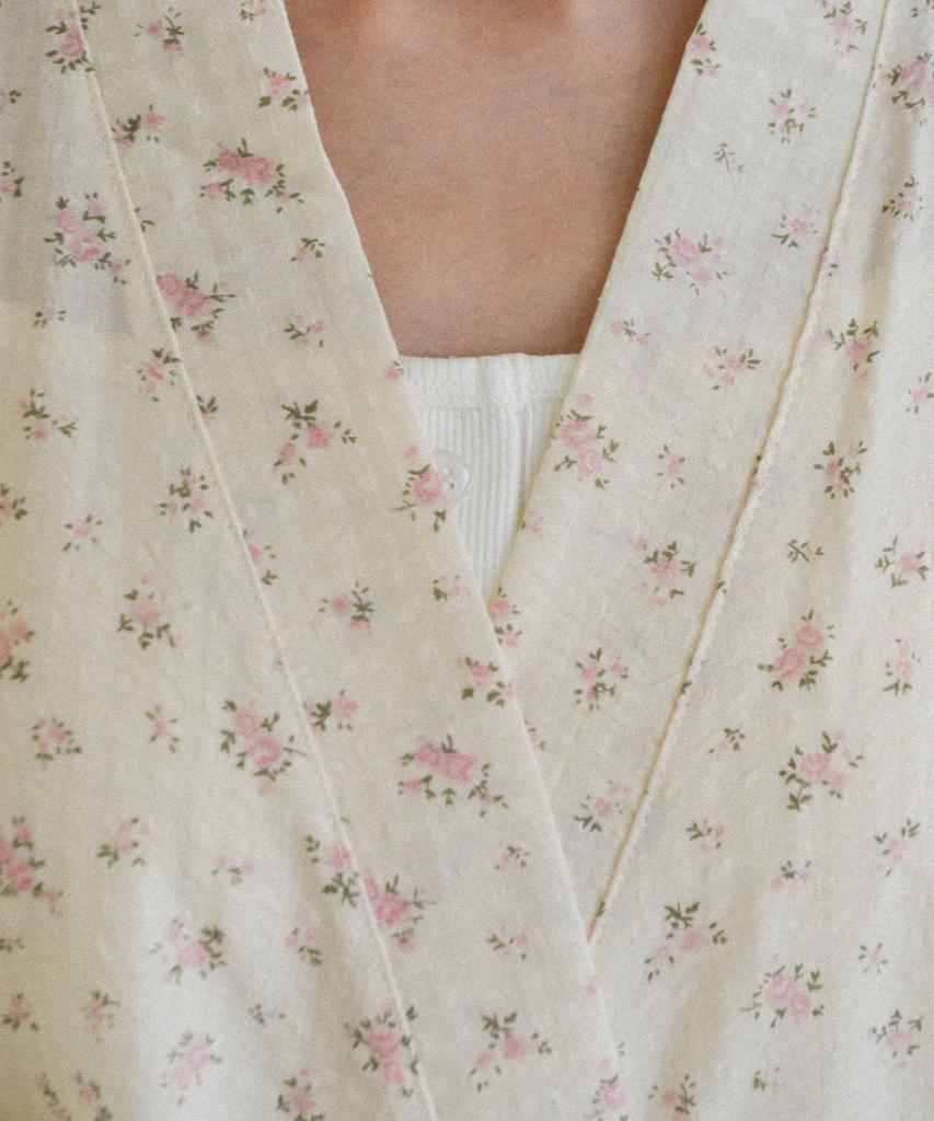Dedeliteu Homewear Floral Blossom Robe Cool Pajama Sleepwear Robe