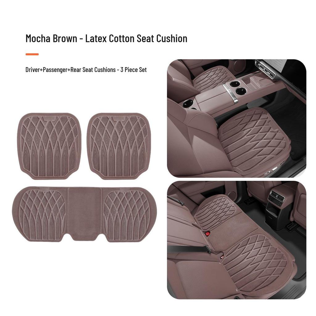 Universal Latex Cotton Seat Cushion for Haval H6/H9/M6, Big Dog, Xiaolong, Menglong, & Chitu - All-Season Interior Accessory.