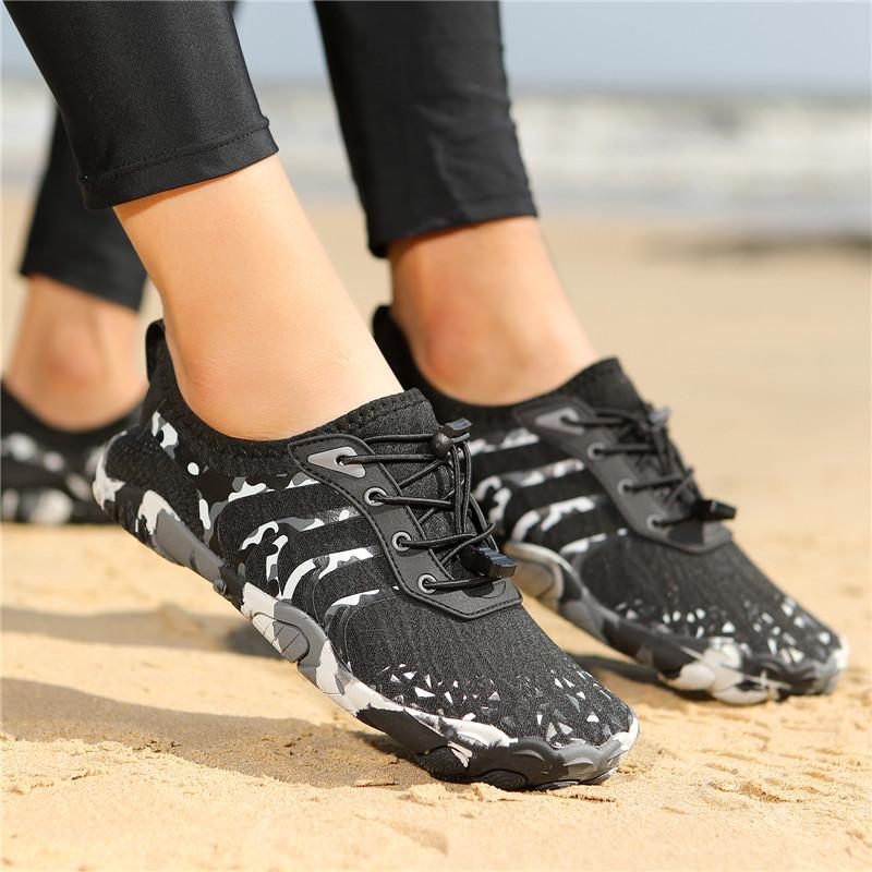 Beach Water Sports Shoes Wading Sneakers Quick Dry Swimming Aqua Shoes Light Breathable Wading Shoes Surfing Fishing
