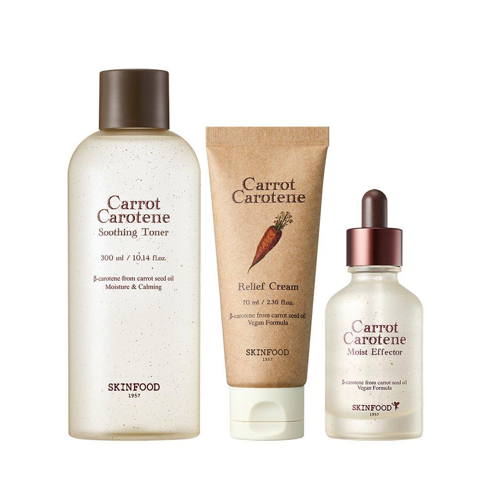 

Carrot Toner 300ml + Carrot Ampoule 52ml + Carrot Cream 70ml