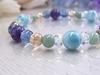 Larimar Charoite Burmese Jade Healing Adult Chic Power Stone Natural Stone Bracelet 65 D54 [LARIMARMJ]