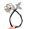 Whale Tail Rhinestone Flower Hair Clip Hair Bun Maker Bundle Lazy Hair Curler Hair Accessories Hair Styling Tool