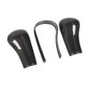 3Pcs Gear Shift Knob Cover Trim Protective Carbon Fiber Gear Shifter Cap Cover Interior Accessories