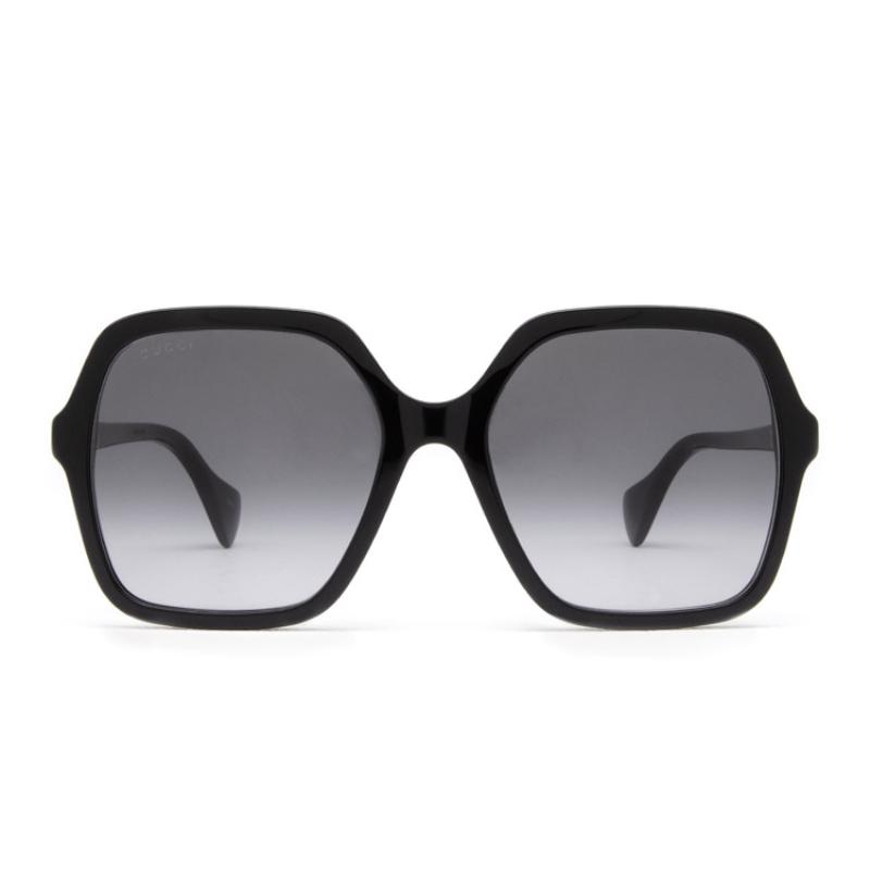 GUCCI Minimalist Butterfly Sunglasses Unisex Couple Black