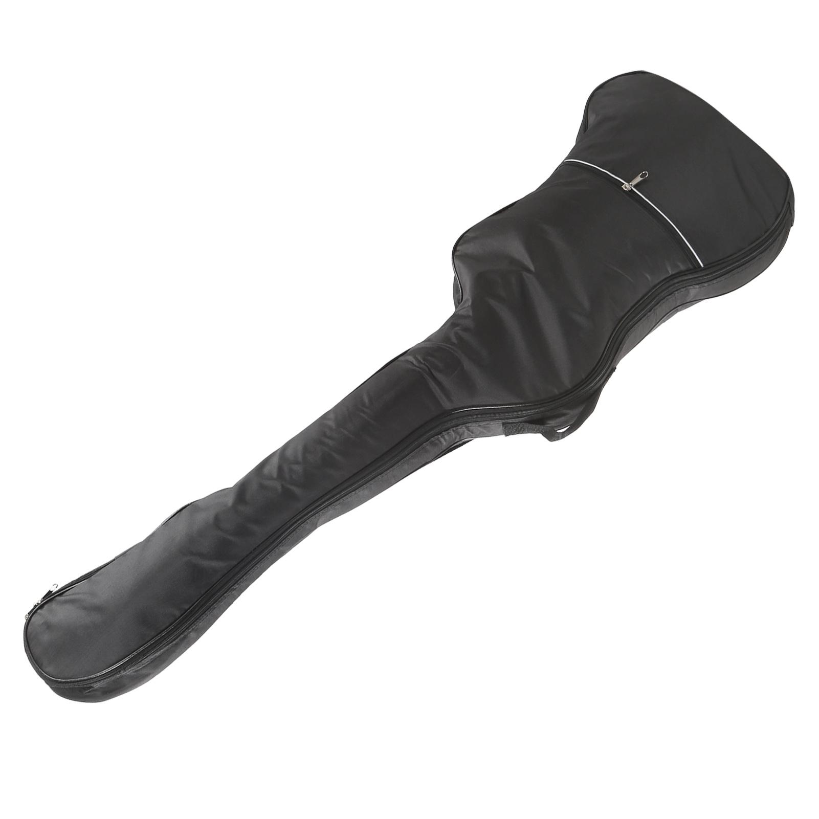 

Чехол для электробас-гитары 47 дюймов Утолщенный Водонепроницаемый Двойной Регулируемый Плечевой Ремень Черный