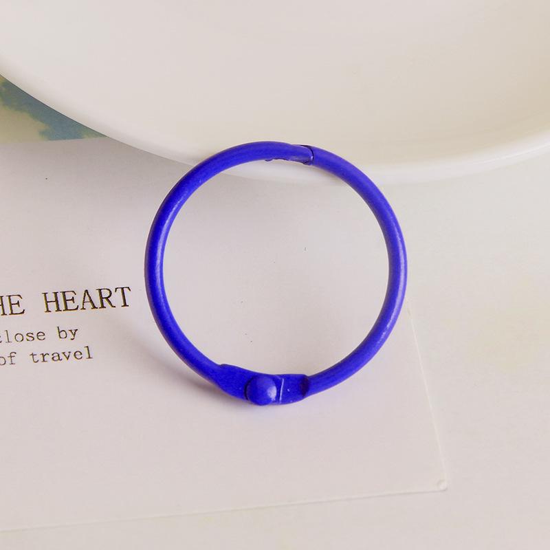 DIY brelok do kluczy: Metalowe ogniwko zaciskowe 30 mm z wykończeniem lakierem wypiekowym