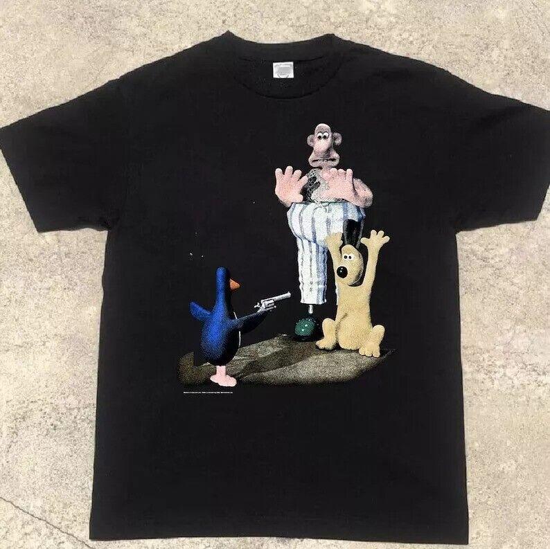 Wallace and Gromit Movie Funny Graphic 1989 Shirt Unisex T-Shirt XL