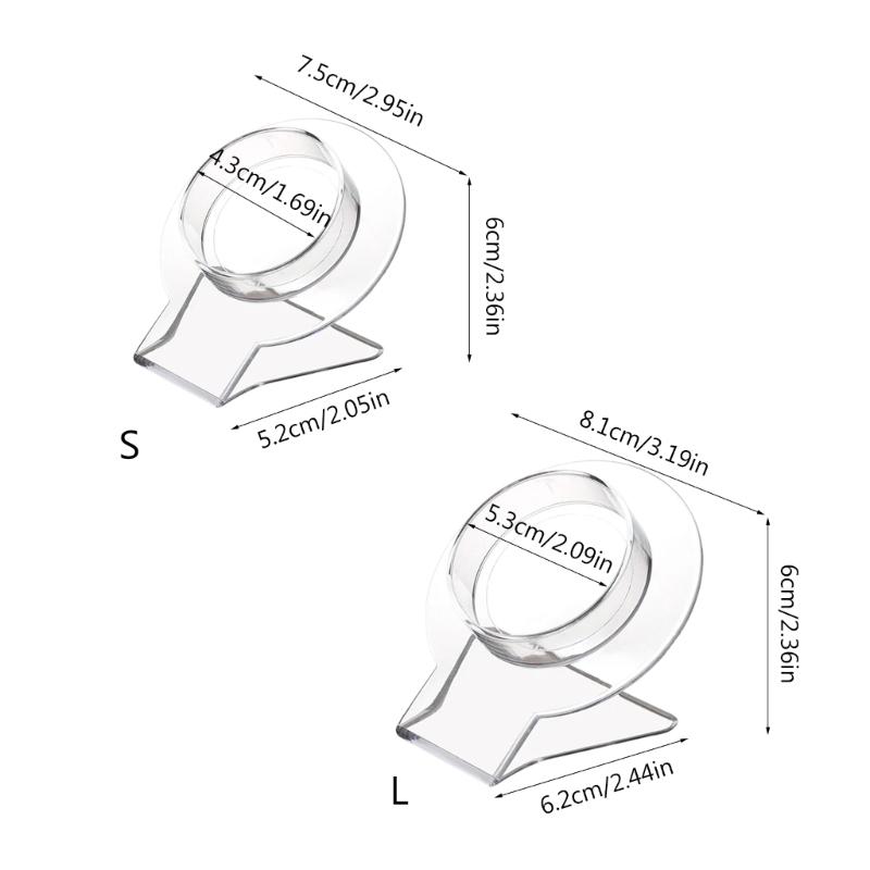Clear Bracelet Bangle Display Holder Retail Shop Showcase Jewelry Rack Decor