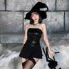 Halloween, Wrinkle Twist Magic Hat, High Quality, Thick Velvet Fabric, Witch Hat, COS Dress Up, DIY Lolita Hat