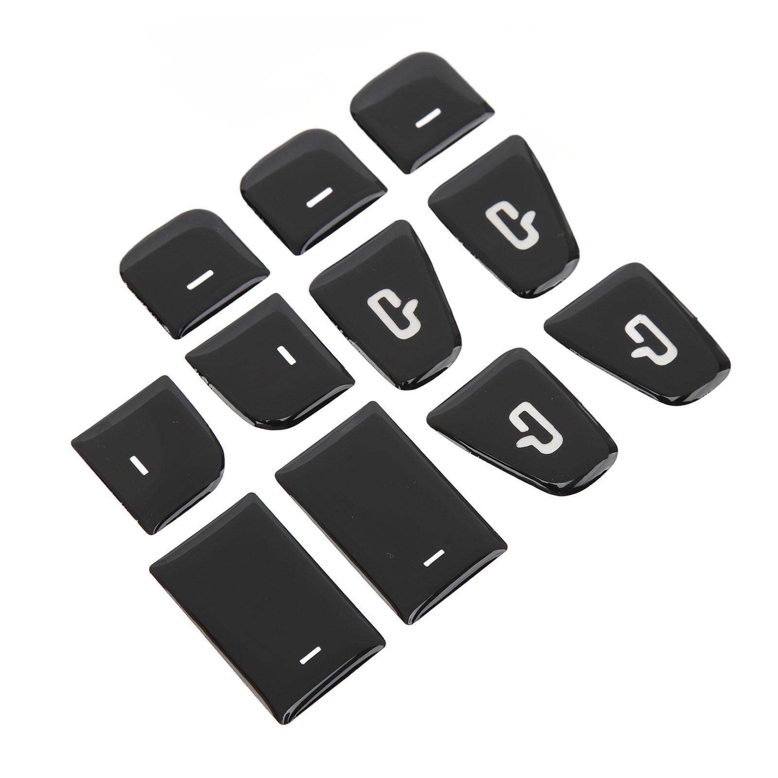 

11 шт. Наклейки на переключатели стеклоподъемников, накладки на подлокотники дверей, кнопки стеклоподъемников, отделка, замена для Tesla