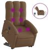 VidaXL Fauteuil Inclinable de Massage Électrique, Chaise de Relaxation avec Dossier et Repose-pied Réglables, Siège de 3204132