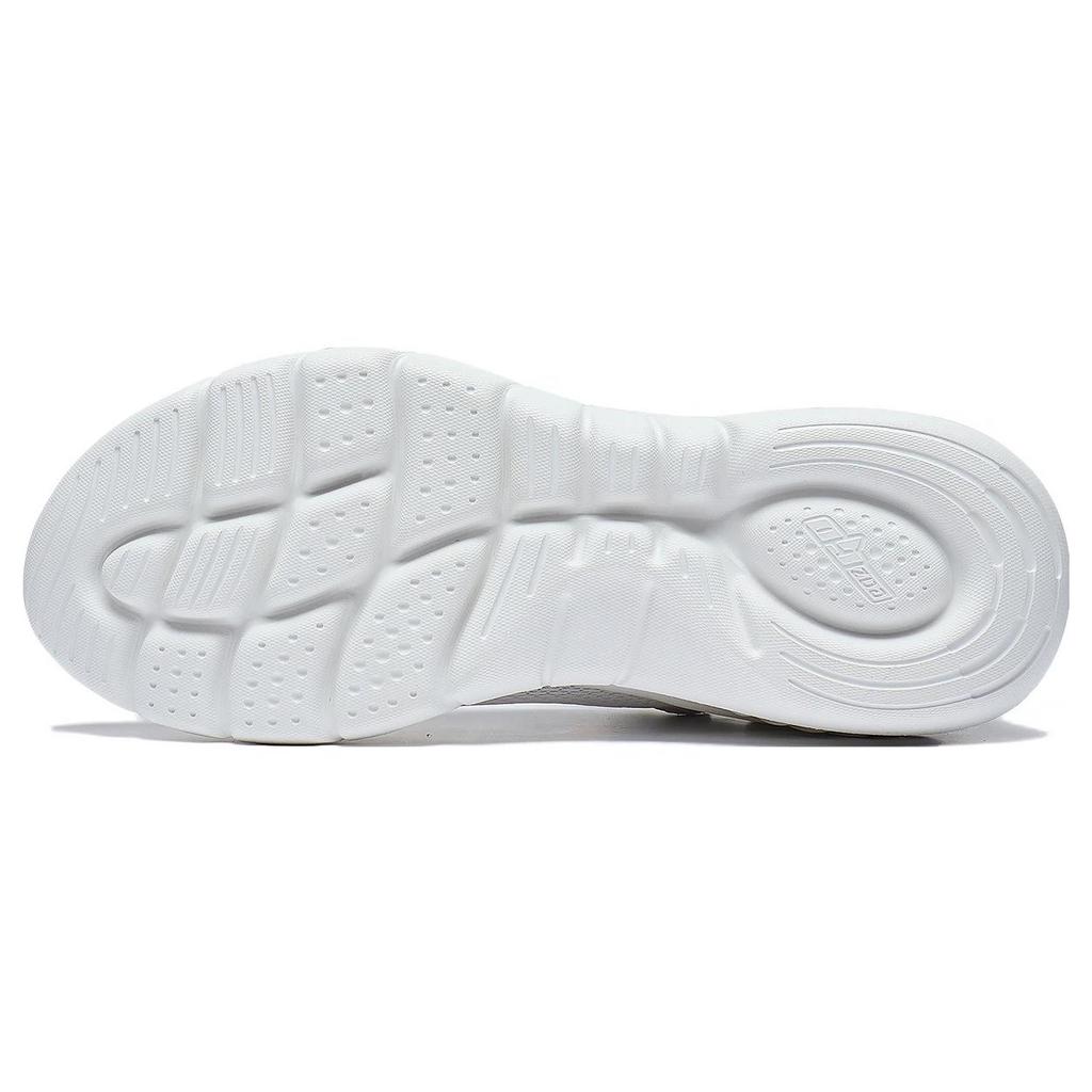 New LiNing EasyFit Fle Cushioned Wear Resistant Breathable Low Top Casual Running Shoes Women's White Blue ARST074-3