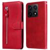For Xiaomi 14T Case Zipper Wallet Calf Texture PU Leather Phone Cover
