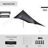 Mountain Guest Wood Canopy: Large Outdoor Rainproof Sunshade Shelter for Camping