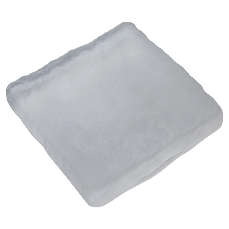 Glass Frosted Ice Mountain Teapot Pad Dry Brewing Pot Tea Table Zisha Pot Cover Bowl Tea Holder Pad Hammer Ice Texture