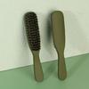 Modern Green Hairbrush Ergonomic ABS Handle Static Reduction Hair Comb Quick Cleaning Structure Daily Maintenance