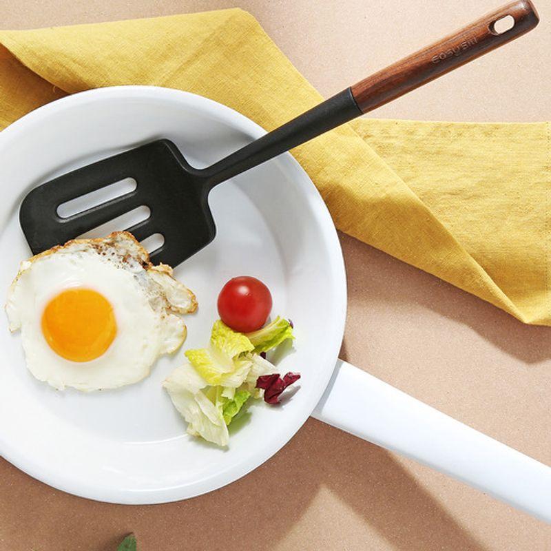 Katewaltz Easysilly Lunoa Netzwender Holzgriff Silikon Kochutensilien