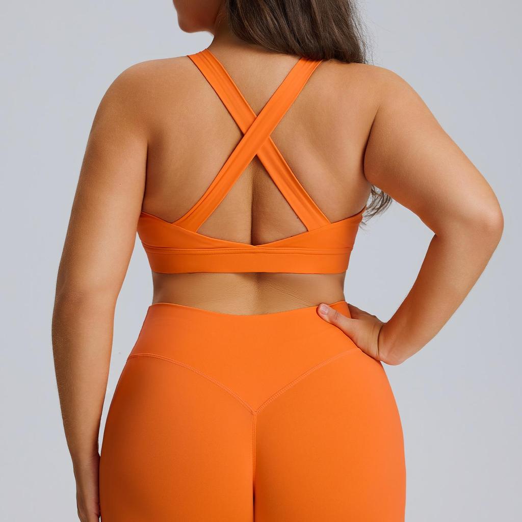 High-Impact Shockproof Sports Bra - Plus Size Elastic Yoga Vest