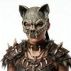 PU Foam Cats Skull Half Face Mask For Halloween Parties And Cosplay Event Lightweight And Comfortable Costume Face Cover