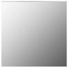 7 Piece Wall Mirror Set Square Glass