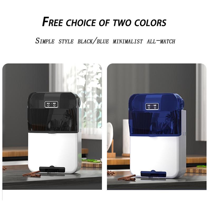 Uv Disinfection Cabinet Kitchen Wall-Mounted Fork Spoons Disinfection Chopstick Rest Drain Rack