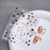 Retro  Series Scrapbook Journal Sticker Cartoon Anime Red Color Stationery Sticker DIY Decor Nail Sticker