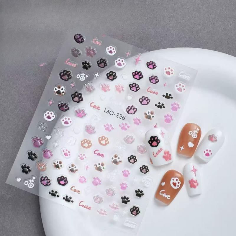 Retro Series Scrapbook Journal Sticker Cartoon Anime Red Color Stationery Sticker DIY Decor Nail Sticker