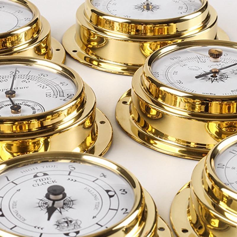 Wall Mounted Weather Station, Temperature Humidity Measurement Barometer Thermometer Hygrometer for Tide Clock Home Cloc