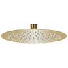 vidaXL Rain Shower Head Stainless Steel 20 Cm Round Gold