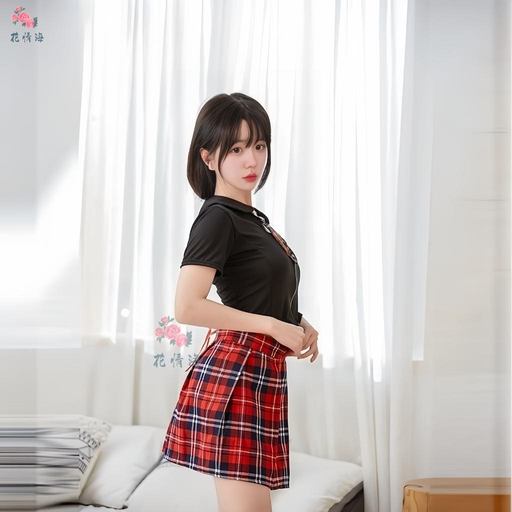Sex lingerie sexy pure desire uniform seduction cosplay cute plaid student outfit