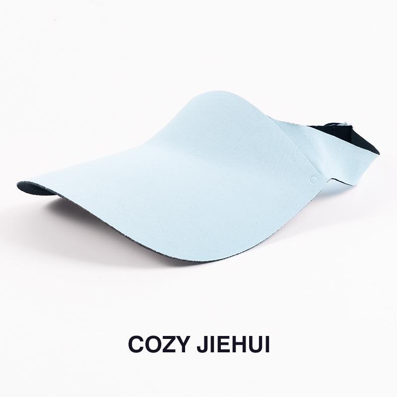 Traceless sun hat women's foldable empty top hat summer UV protection large brim sun hat student sun hat