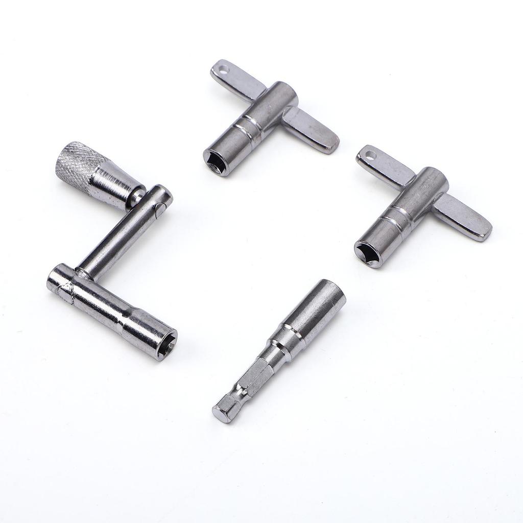 Drum Key Set 4Pcs Metal Tuning Tool Wrench Portable for Acoustic and Electronic Drums