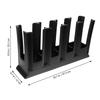 Premium Plastic Paper Cup Rack Organizer for Home Office Cafe Bar Desktop Disposable Cup Dispenser Storage Holder