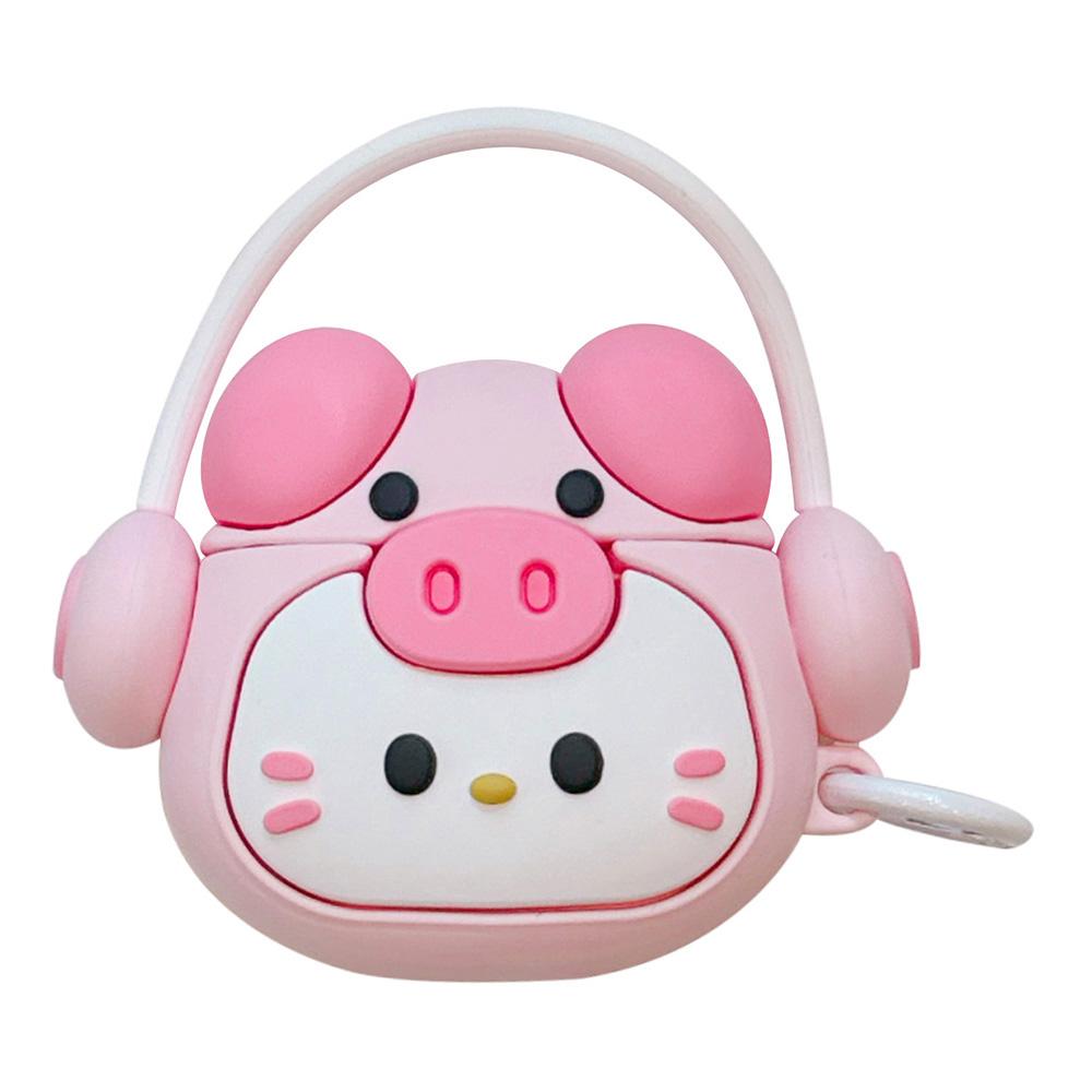 

For Apple AirPods with Charging Case (2019) (2016)/AirPods with Wireless Charging Case (2019) Cartoon Kitty Silicone Case