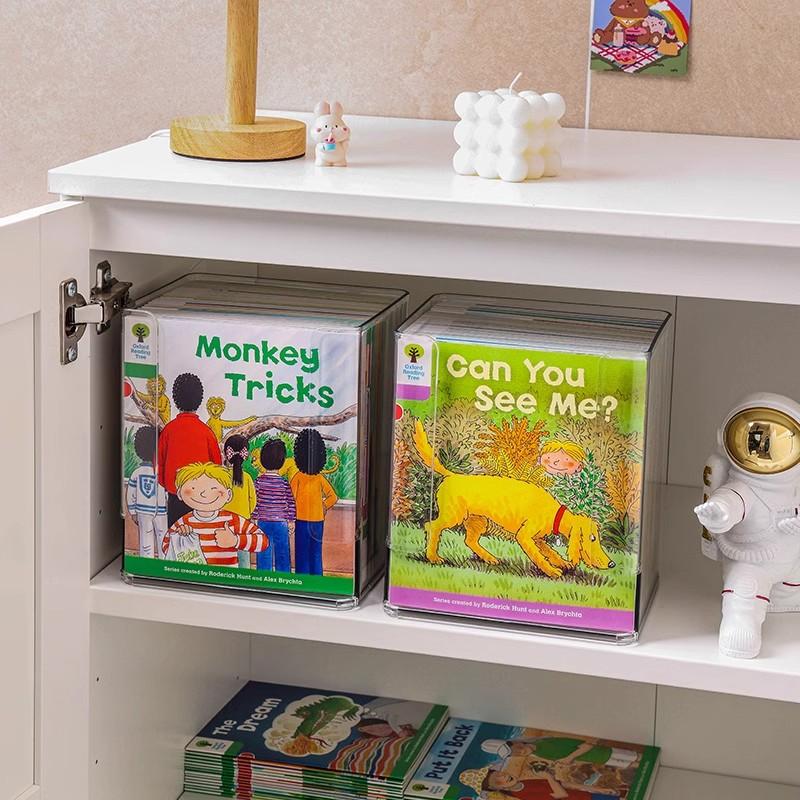 Picture Book Storage Box Children's Bookshelf,Desktop Book Organizing Tool,Children's Graded Reading Desktop Book Storage Rack