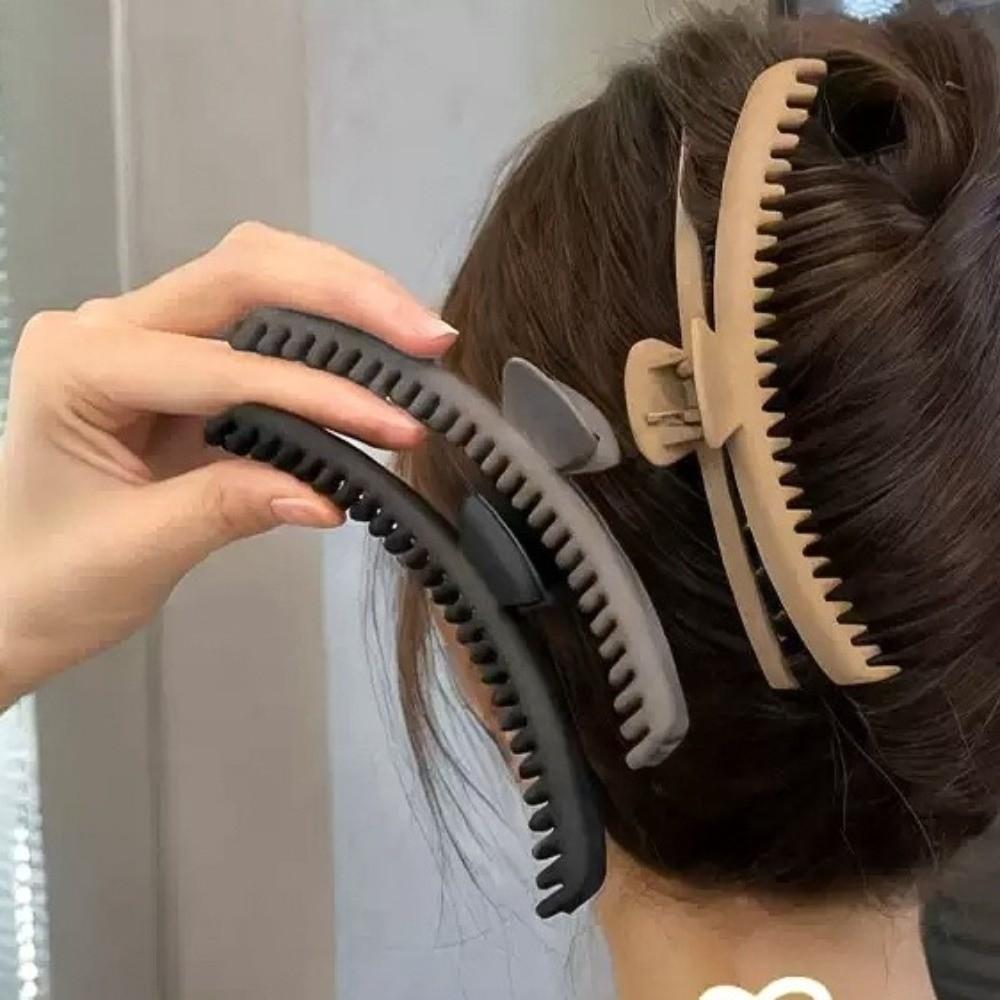 Long And Slender Hair Claw Clip Dense Teeth Updo Hair Clip New Long Hair Claw For Women
