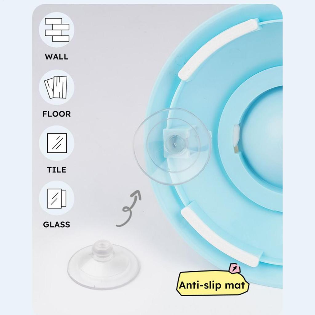 Licking Mat for Dogs Slow Eating Dog Lick Bowl with Suction Cup Anti-Choking Pet Enrichment Toys for Bathing Grooming