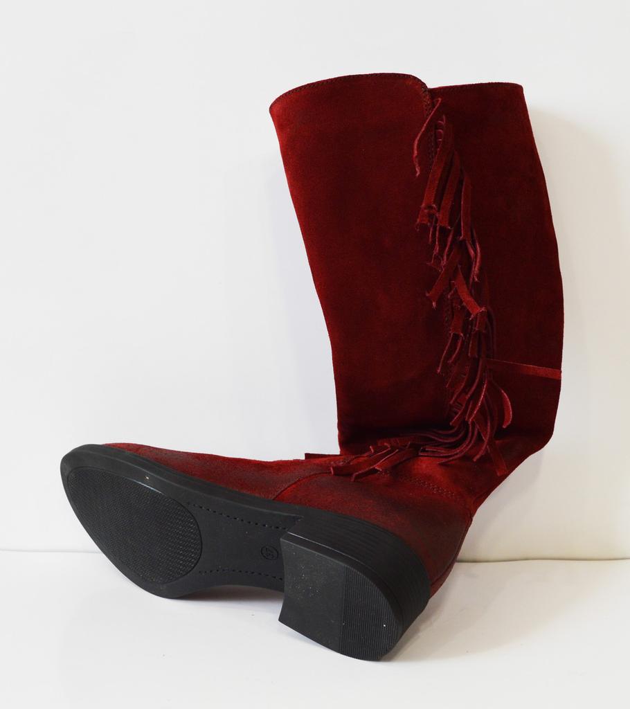 Winterstiefel Lankars 431-153 38 Burgunderrotes Wildleder