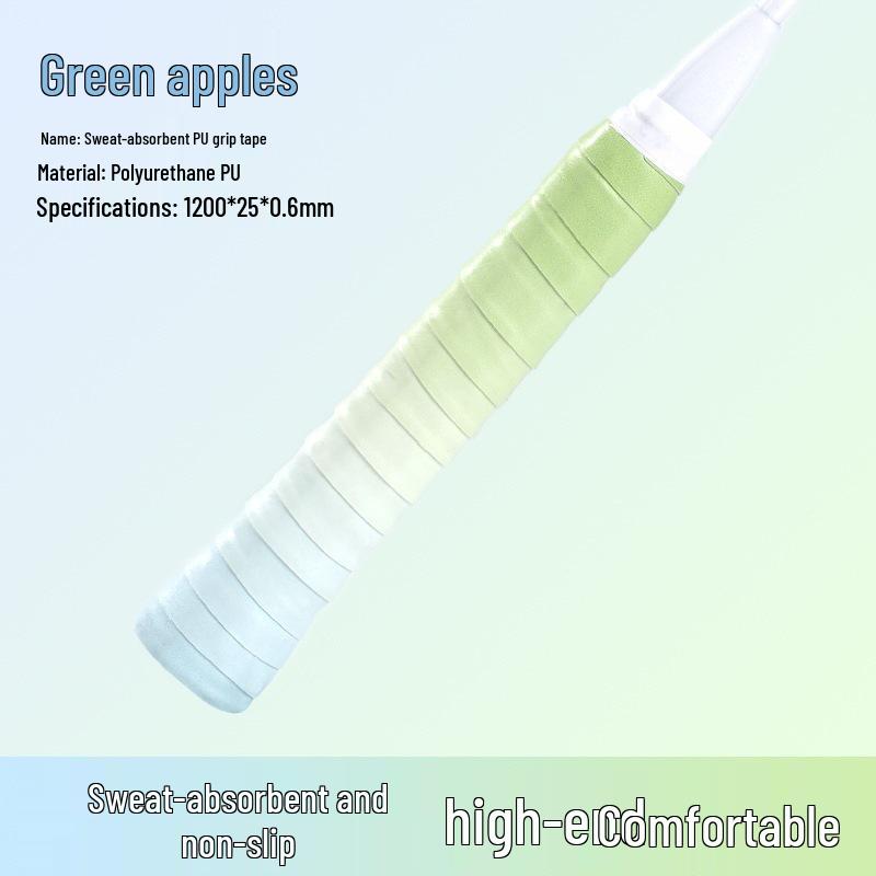 2025 Double Gradient Color Grip Tape: Sweat-Absorbing, Anti-Slip Wrap for Badminton & Tennis Rackets, Fishing Rods.