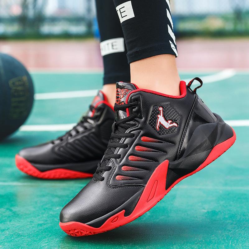 Four Seasons Basketball Shoes 2025 New Sports Shoes High-top Cement Wear-resistant Boots Shock-absorbing Men's Basketball Shoes
