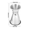 Stainless Steel Cocktail Jigger Double Head Measuring Cup Ounce Alcohol Measuring Cup Bar Shaker