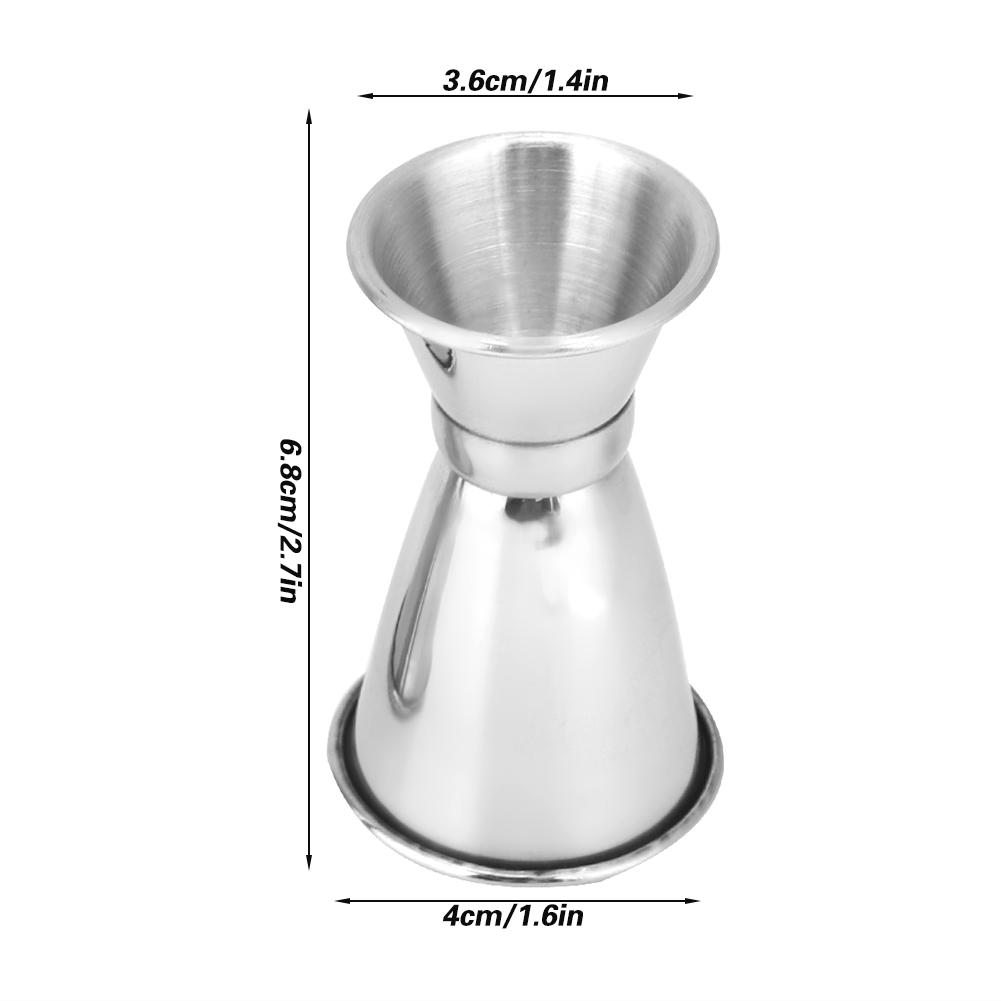 Stainless Steel Cocktail Jigger Double Head Measuring Cup Ounce Alcohol Measuring Cup Bar Shaker