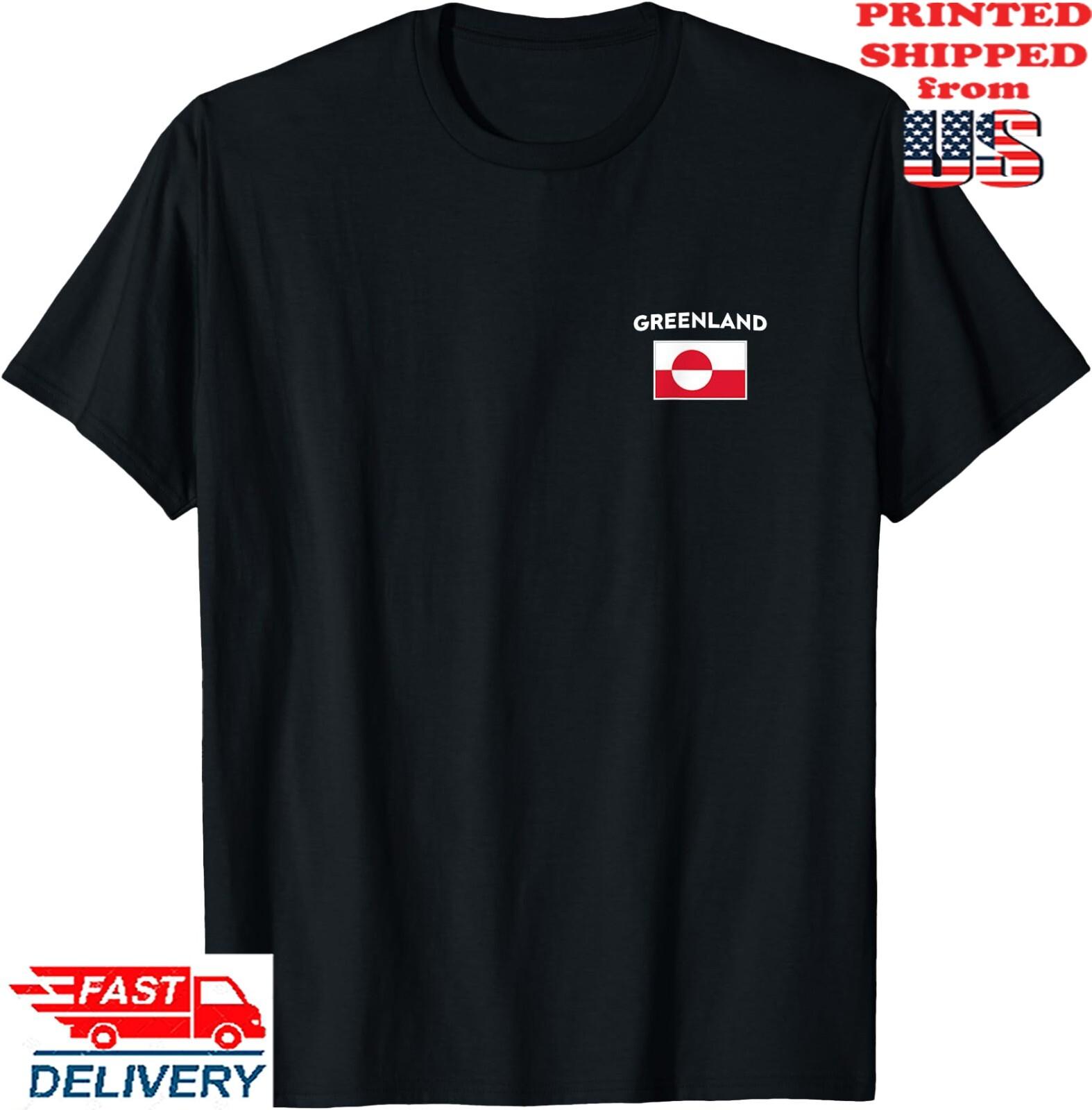 Greenland Flag T-Shirt Unisex Tees XXL