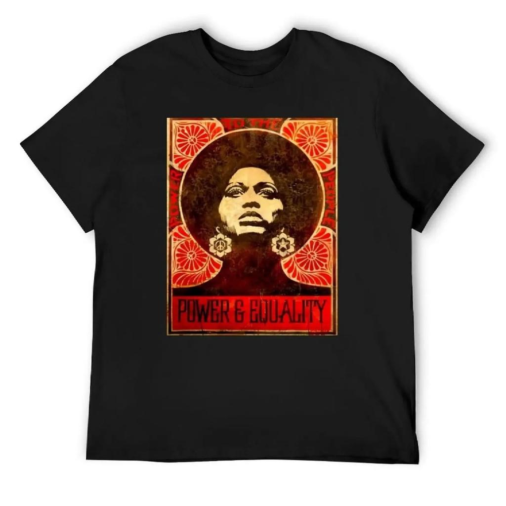 Angela Davis Poster 1971 T-Shirt Anime Clothes Clothes Funny Meme T-shirts Clothing Shirts Men