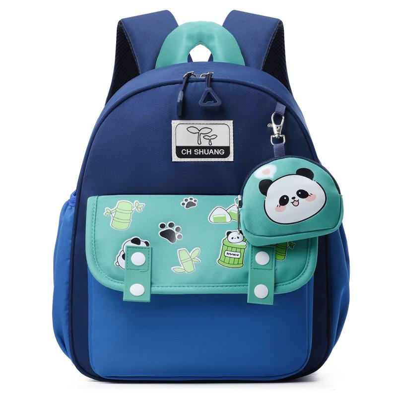 School Bag, School Bag, New Boys and Girls, Cute Cartoon Backpack, Light Weight, Children's School Bag.