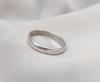 925er Sterlingsilber Minimalistischer Bandring: Unisex Verlobungsschmuck