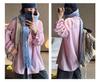 Louvre Early Spring Korean Style Lapel Drawstring Long Sleeve Loose Shirt for Women