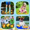 50 Pcs Yellow Rubber Chicken Squeak Mini Rubber Chicks Squeezable Chicken Squeaky Toy Chicken Noisemaker for Shower Bath Birthday Novelty Favors