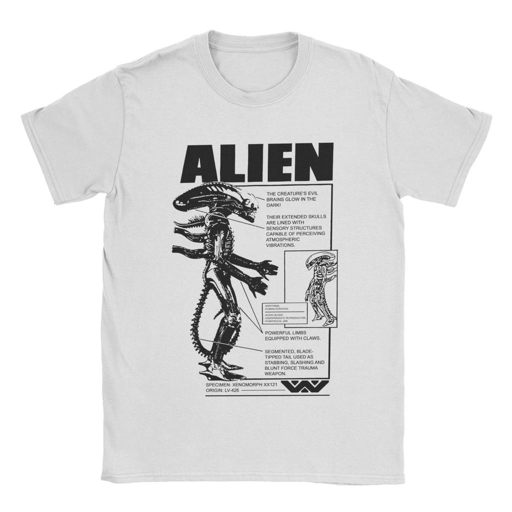Alien Specimen Movie T Shirt Men's Cotton Funny T-Shirt Crewneck Tee Shirt Short Sleeve Tops Birthday Present